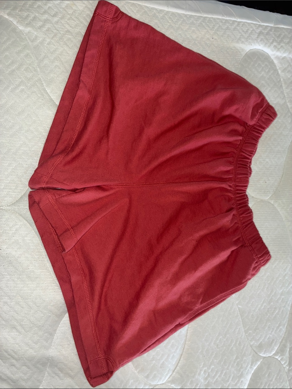 Eddie Bauer Red Elastic Waist Athletic Shorts
